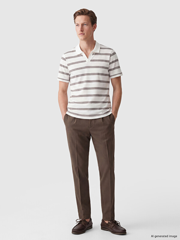 SOUTHBLUE Regular Fit Men's Pleated Trousers