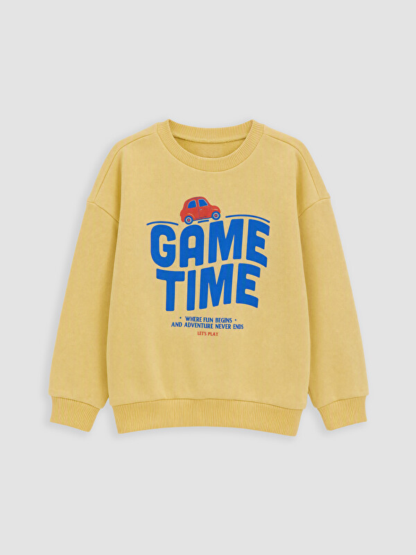 LC WAIKIKI Baskılı Erkek Çocuk Sweatshirt