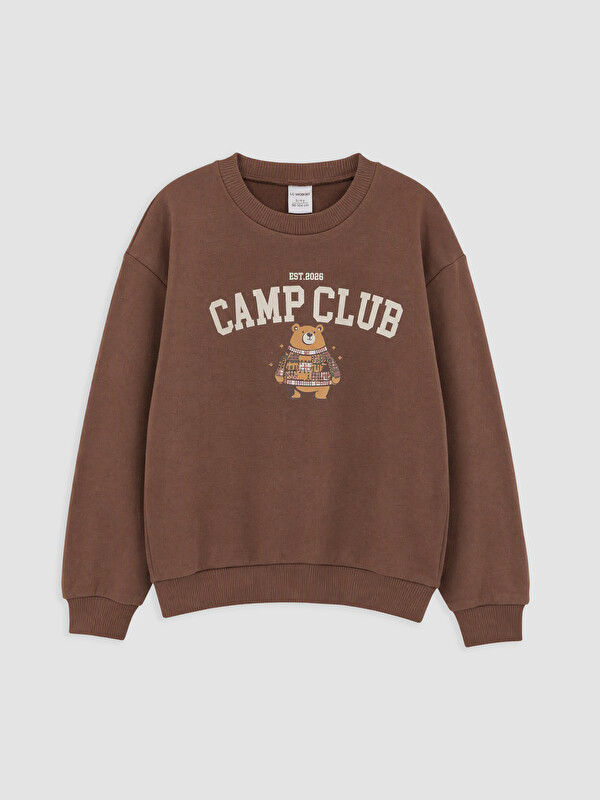 LC WAIKIKI Baskılı Erkek Çocuk Sweatshirt