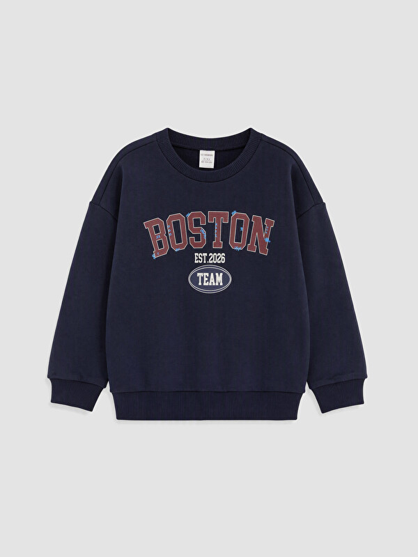LC WAIKIKI Baskılı Erkek Çocuk Sweatshirt