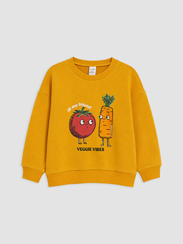 LC WAIKIKI Baskılı Erkek Çocuk Sweatshirt