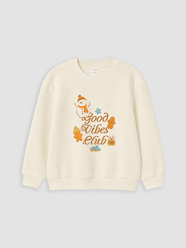 LC WAIKIKI Baskılı Erkek Çocuk Sweatshirt