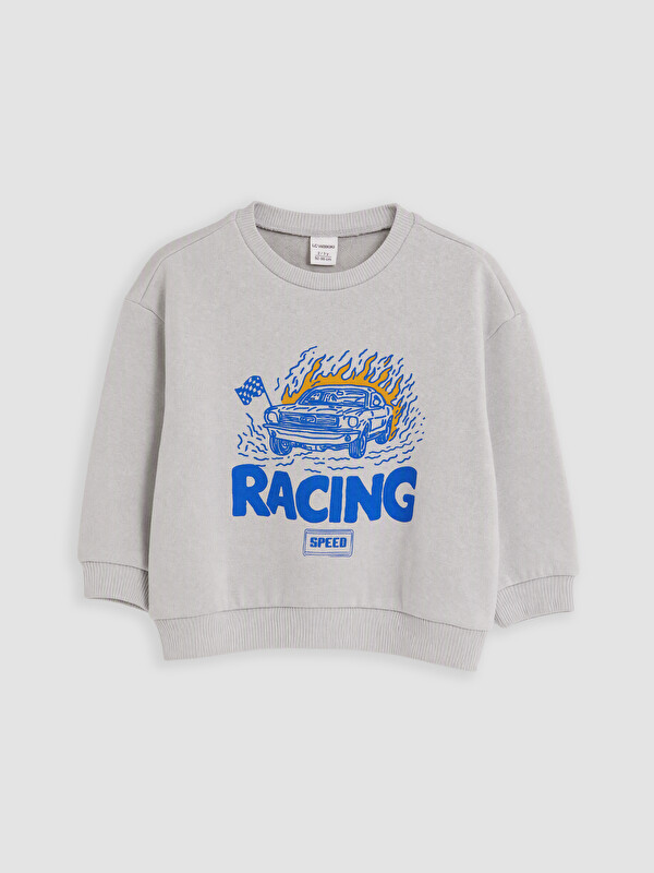 LC WAIKIKI Baskılı Erkek Çocuk Sweatshirt