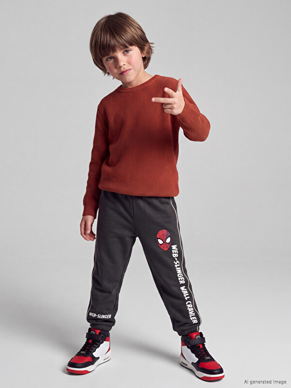 LCW Kids Pantallona sportive jogger me licencë Spider-Man për djem