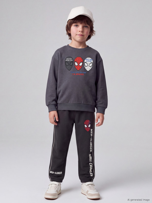 LCW Kids Spider-Man Lisanslı Erkek Çocuk Jogger Eşofman Altı