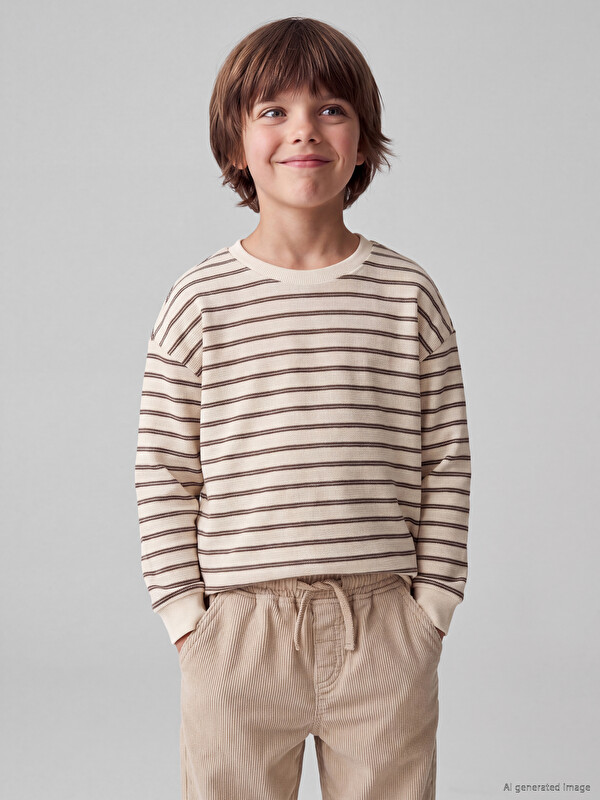 LCW Kids Striped Boys' T-shirt