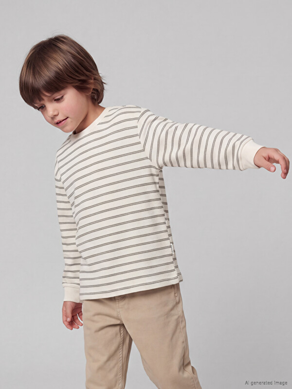 LCW Kids Striped Boys' T-shirt