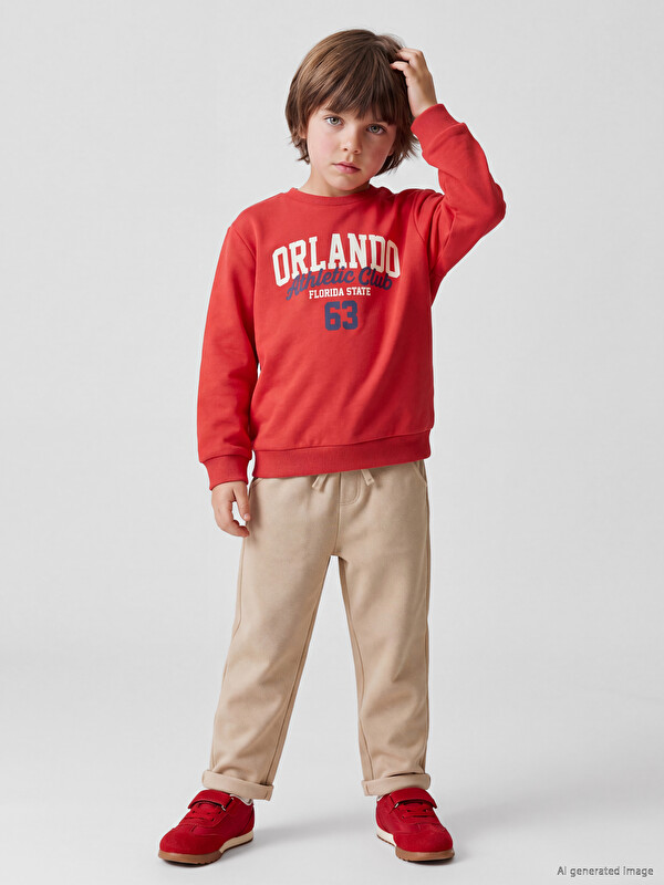 LCW Kids Elastic Waist Boys' Sweatpants