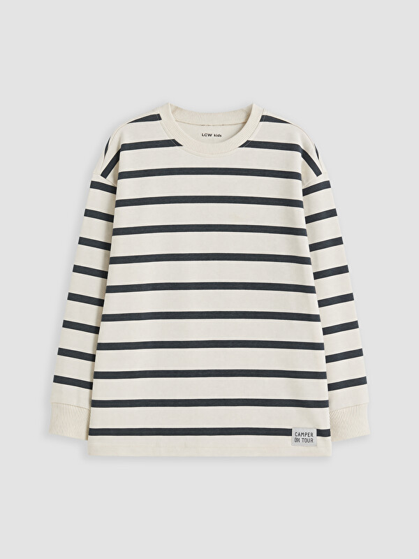 LCW Kids Crew Neck Striped Boys' T-Shirt