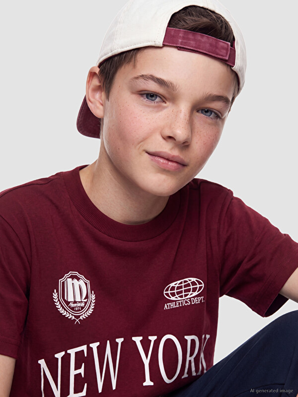 LCW Kids Момче Бордо Маица