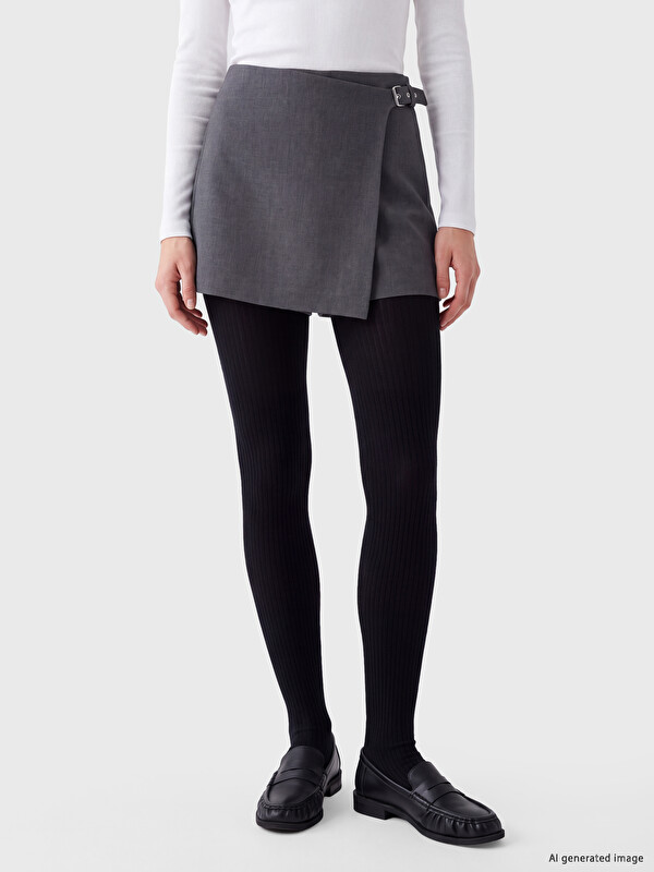 LCW DREAM Ribbed Women's Tights