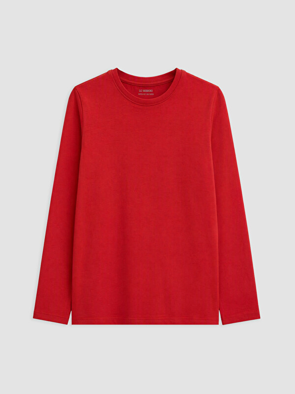LCW Kids Crew Neck Long Sleeve Girls' T-Shirt