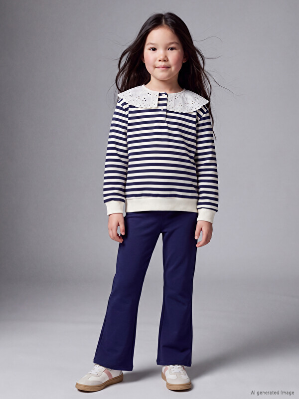 LCW Kids Striped Girls' Set