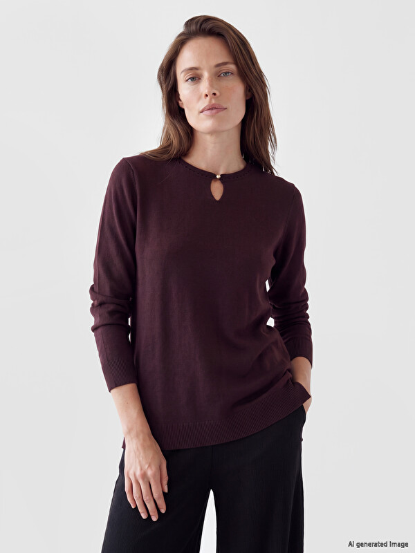 LCW Grace Crew Neck Women's Knitwear Sweater