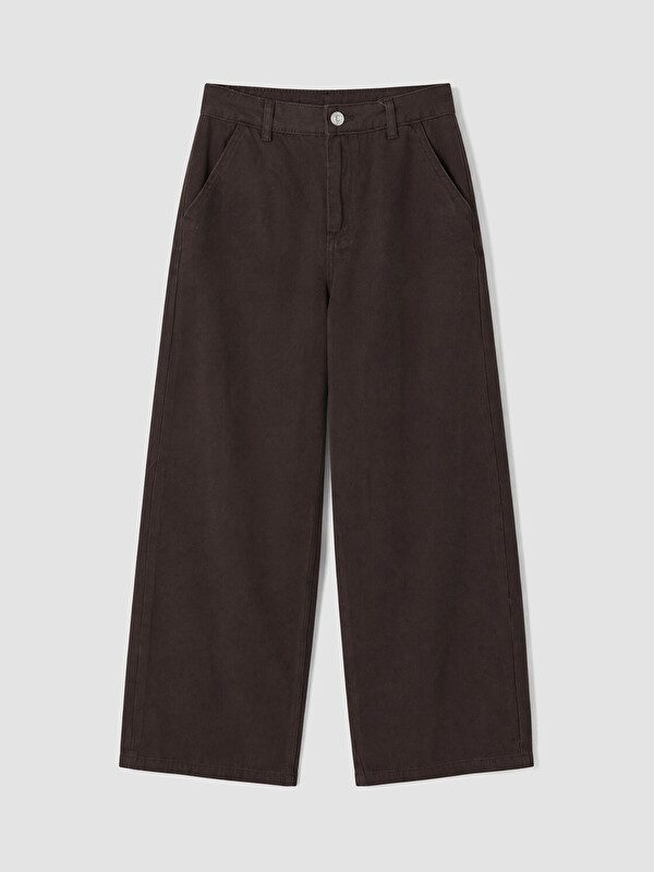 LC WAIKIKI Regular Fit Kız Çocuk Gabardin Pantolon