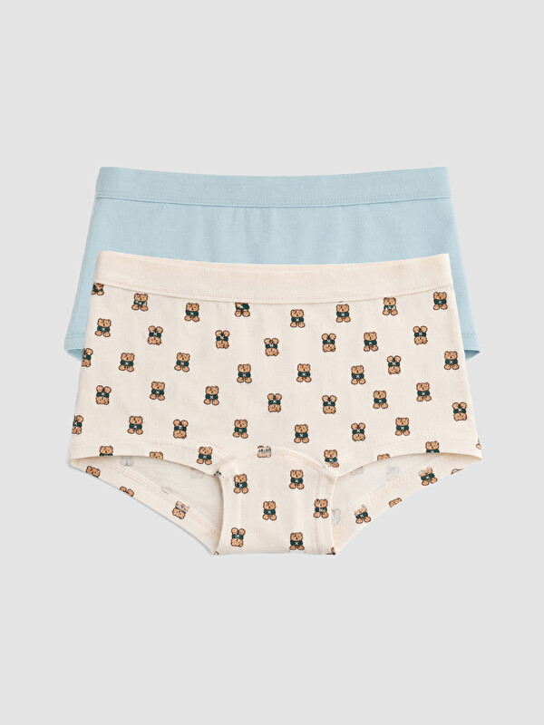 LCW Young Printed Boxer Knickers 2 Pack