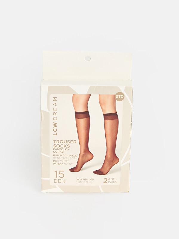 LCW DREAM 15 Denier Women's Knee Socks 2 Pack