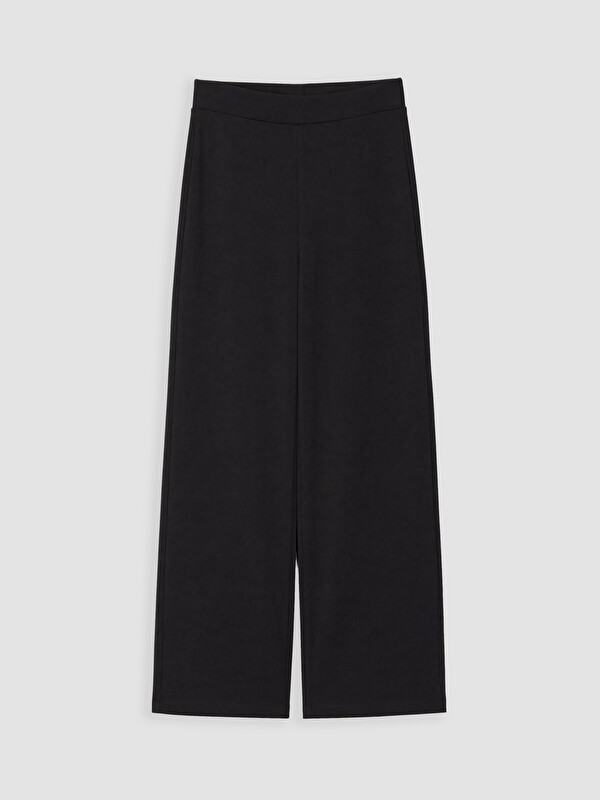 LCW Modest Beli Lastikli Kadın Krep Pantolon
