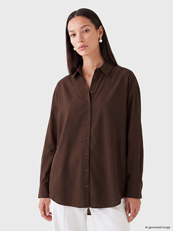 LCW EVERYDAY Oversize Women's Shirt