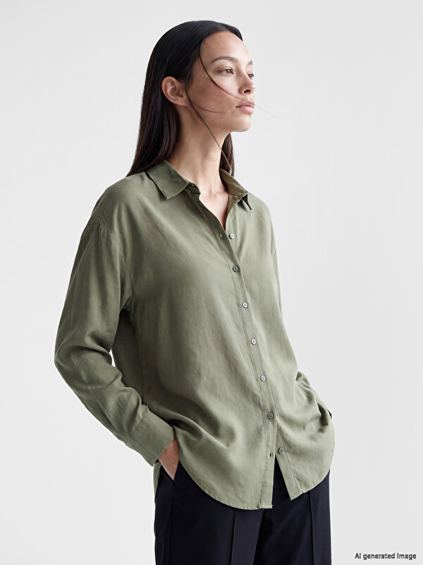 LCW EVERYDAY Oversize Women's Shirt