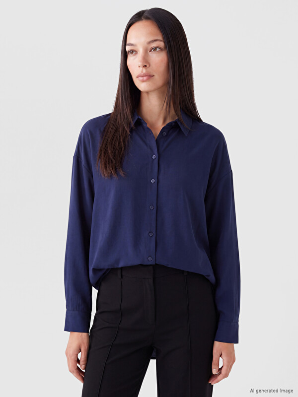 LCW EVERYDAY Oversize Women's Shirt