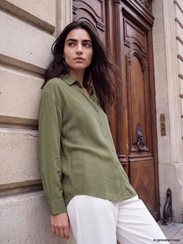LCW EVERYDAY Oversize Women's Shirt