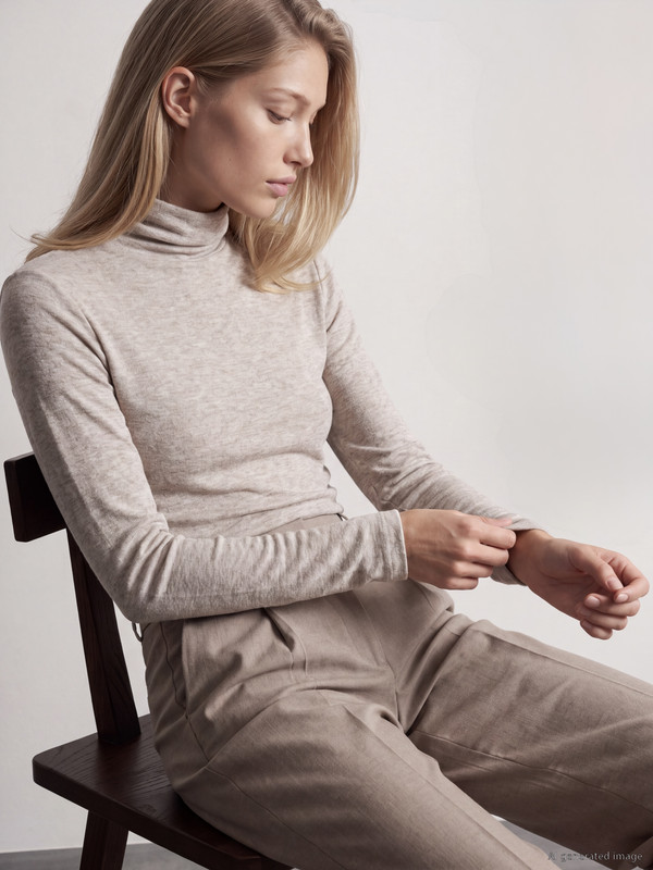 LCW Vision Mock Neck Long Sleeve Women's Body