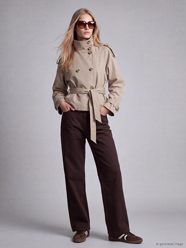 LCW Modest Blugi Wideleg Femei