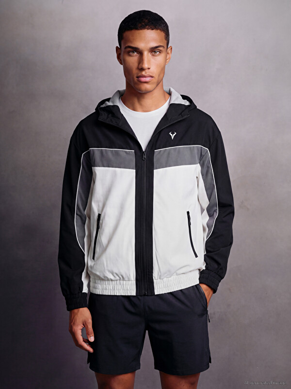 XSIDE ACTIVE Hooded Men's Zip-Up Sweatshirt
