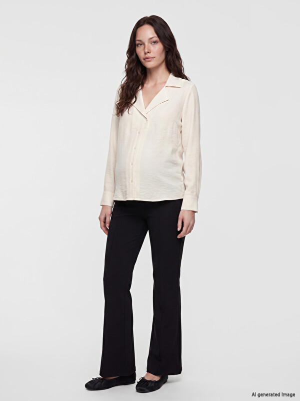 LCWAIKIKI Maternity Flare Slim Fit Women's Trousers