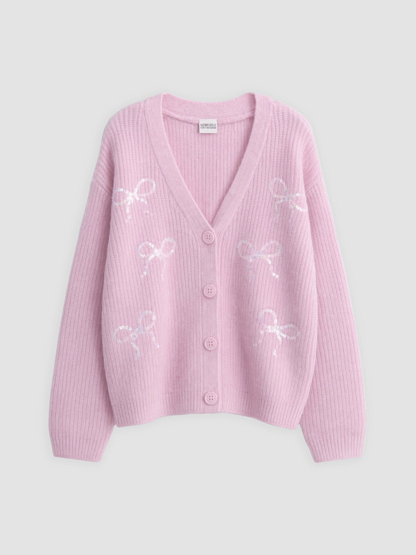LCW Kids Girl Pink Cardigan