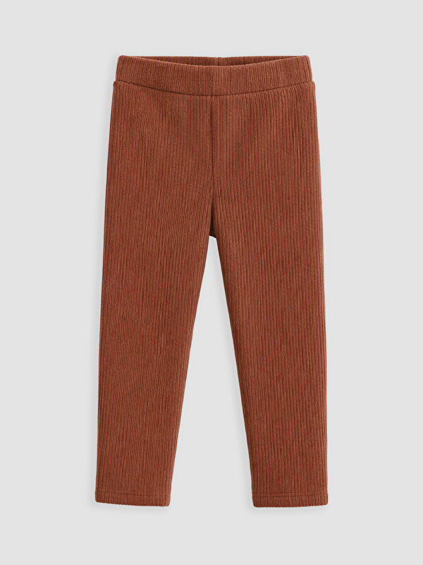 LCW Kids Girl Brown Leggings
