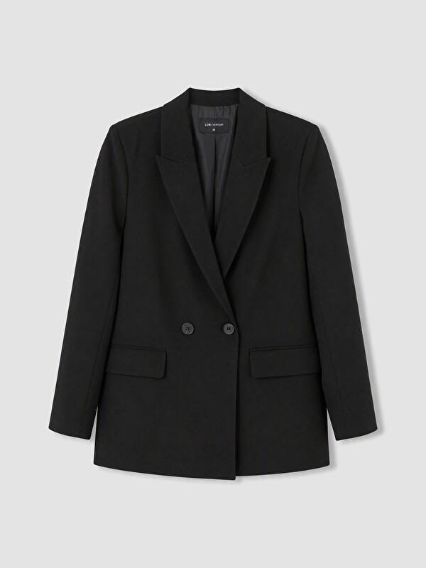 LCW EVERYDAY Kruvaze Yaka Kadın Blazer Ceket