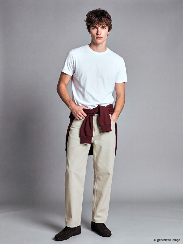 XSIDE Relax Fit Gabardin Erkek Pantolon