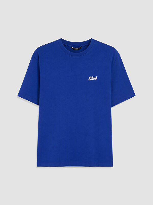 XSIDE Crew Neck Embroidered Men's T-shirt