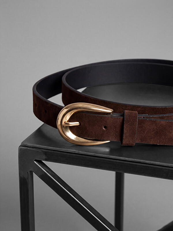 LCW ACCESSORIES Rrip suede i rremë për gra