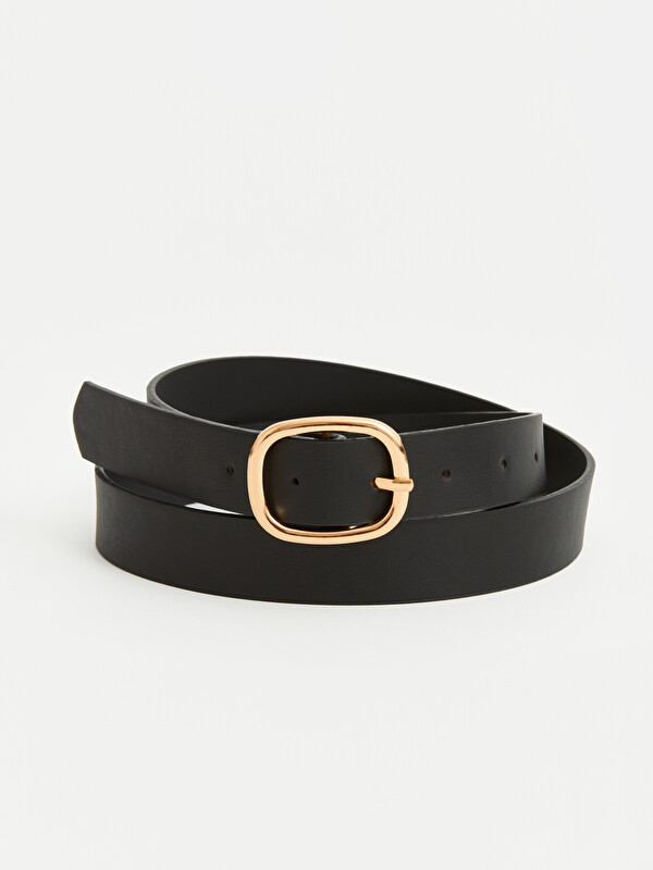 LCW ACCESSORIES حزام نسائي من جلد صناعي مع إبزيم معدني