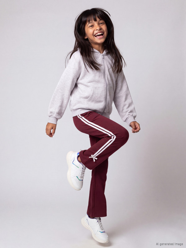 LCW Kids Girls' Soft Touch Flare Leggings