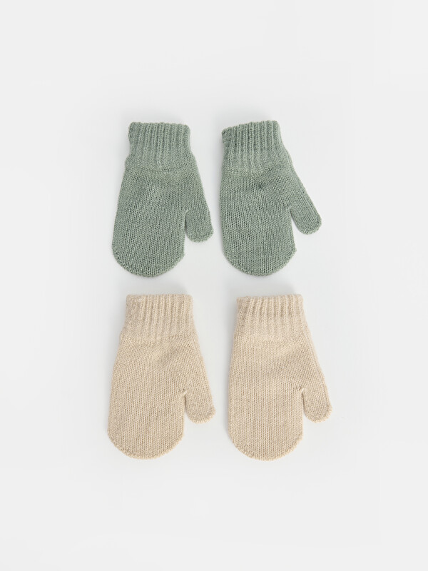 LCW ACCESSORIES 2'li Triko Erkek Bebek Eldiven