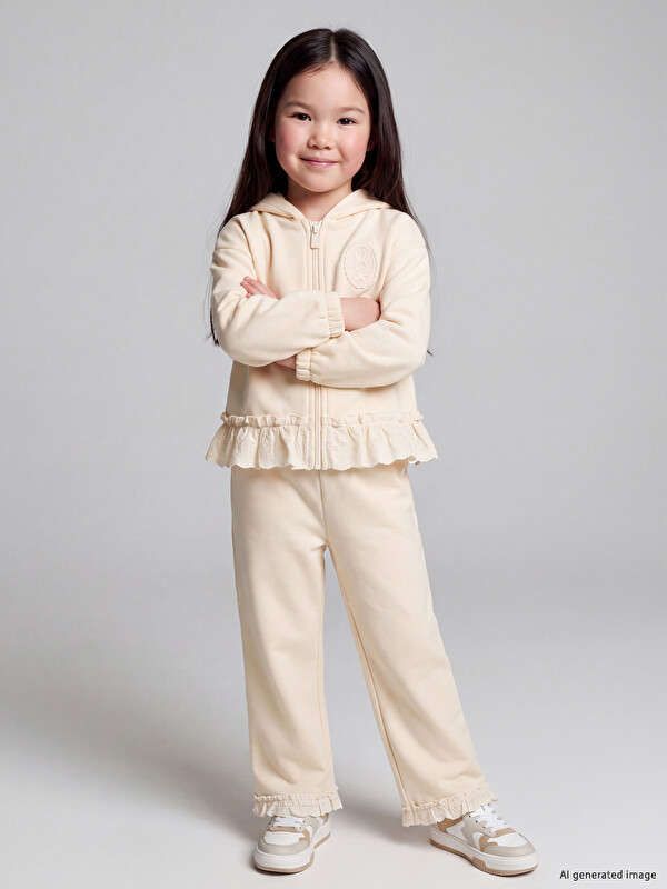 LCW Kids Ruffled Girls' Sweatpants