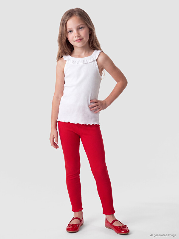 LCW Kids Leggins me bel normal për vajza