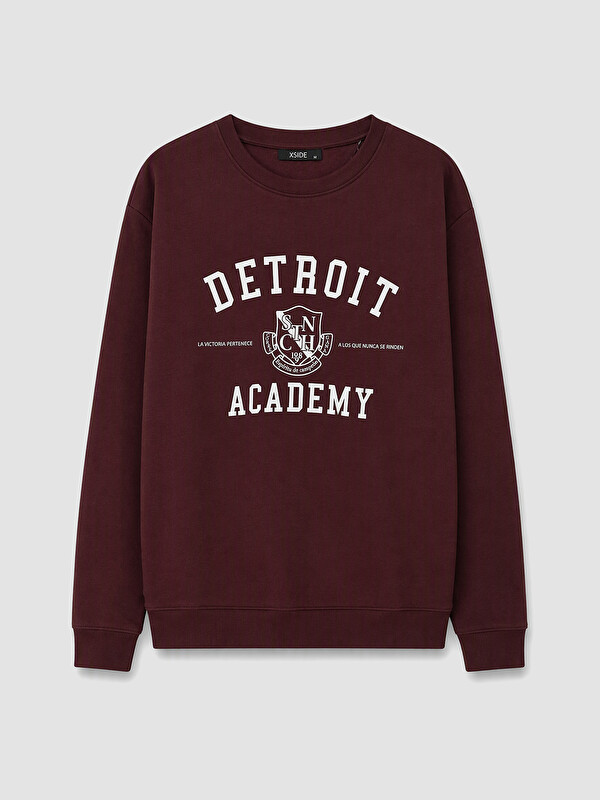 XSIDE Man Bordeaux Sweatshirt