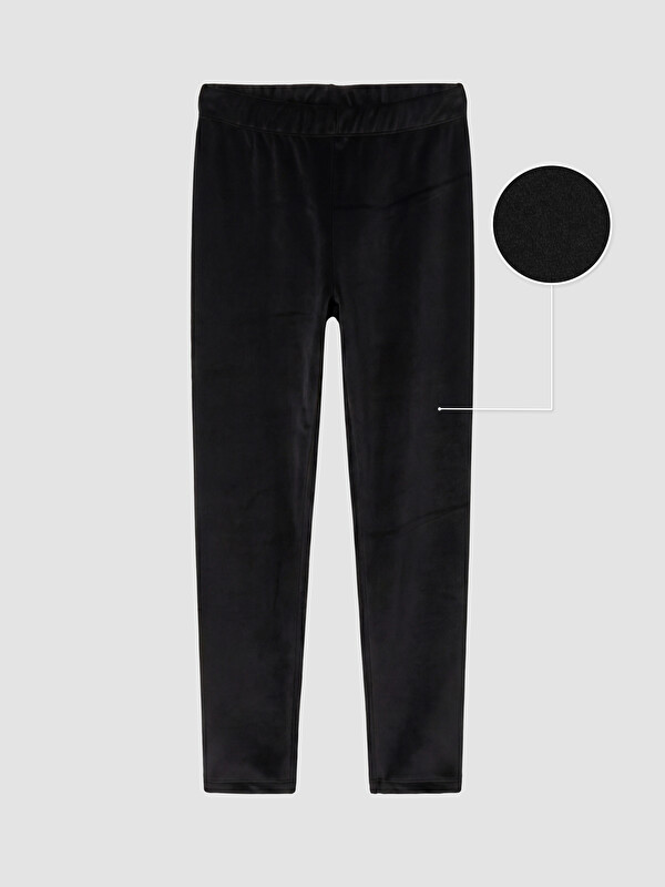 LC WAIKIKI Elastic Waist Velvet Girls' Leggings
