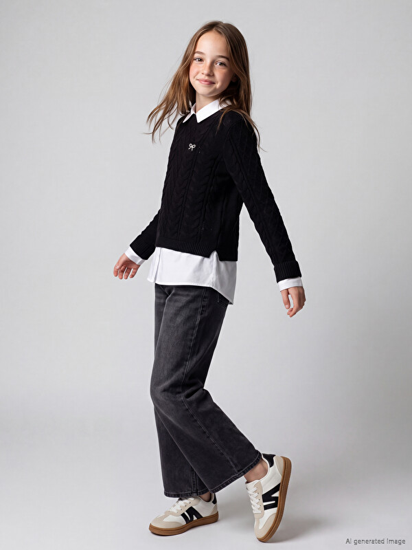 LCW Kids WideLeg Girls' Jeans
