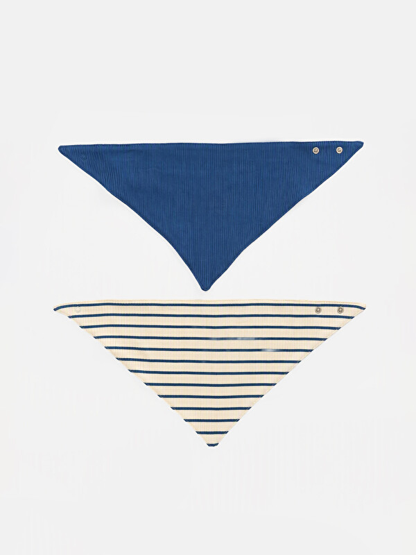 LCW ACCESSORIES Striped Baby Boys' Bib 2 Pack