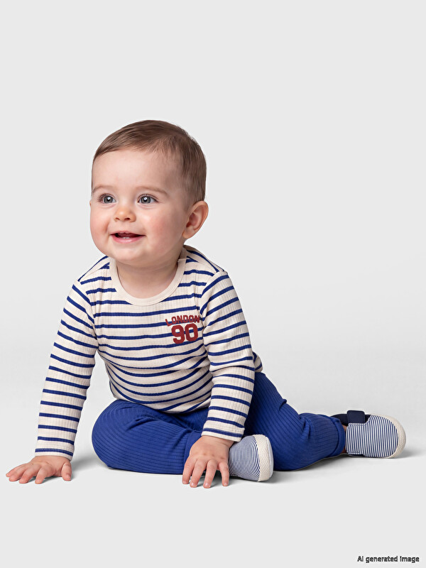 LCW baby Ριγέ Σετ για μωρό αγόρι