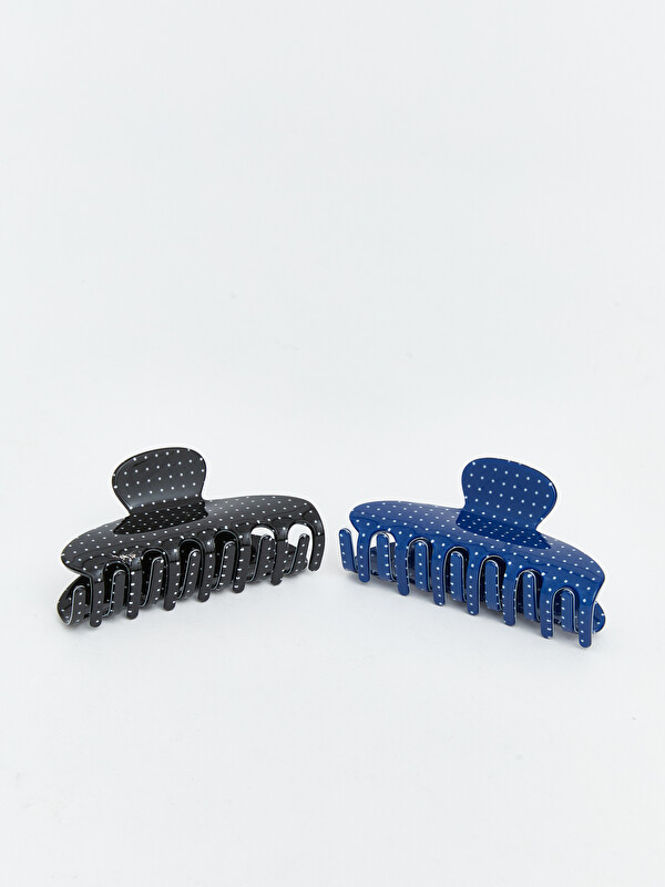 LCW JOY Polka Dot 2 Pack Claw Clip Hair Accessory