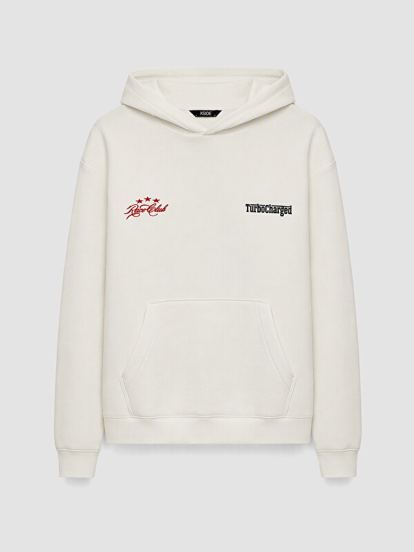 XSIDE Man White Sweatshirt