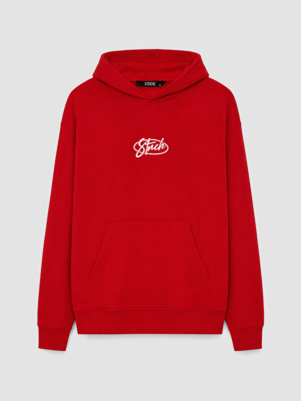 XSIDE Man Red Sweatshirt