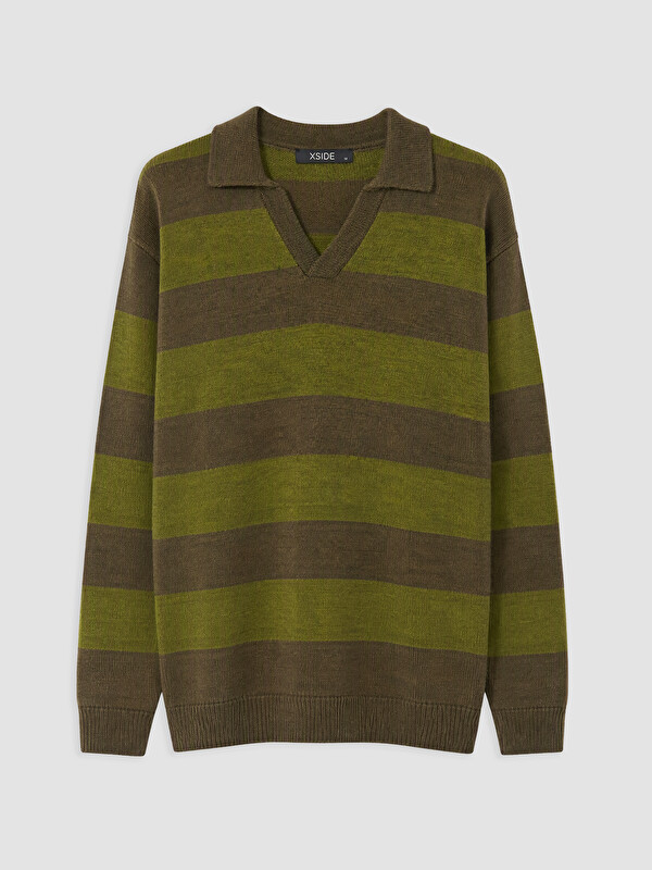 XSIDE Man Green Sweater